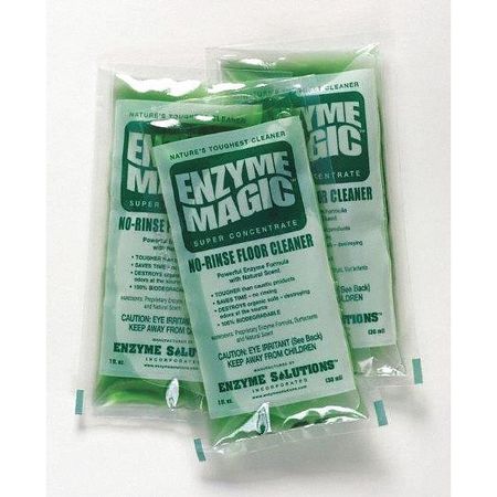 ENZYME MAGIC No Rinse Floor Cleaner, 1 oz. Dilution, PK4 3000500
