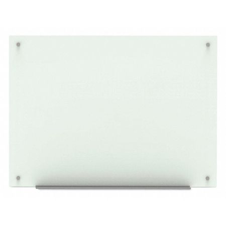 LUXOR Magnetic Glass Dry Erase Board, White WGB4836M