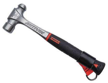 PROTO 16 oz. Tethered Ball Peen Hammer, 13" Steel Handle J1316AVP-TT