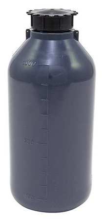 DYNALON Bottle, 1000mL, LDPE, Narrow, Gray, PK10 201295-1000