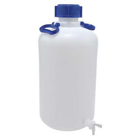 ZORO SELECT Carboy, Narrow Mouth, 25L, HDPE, Translucent 208605-0025