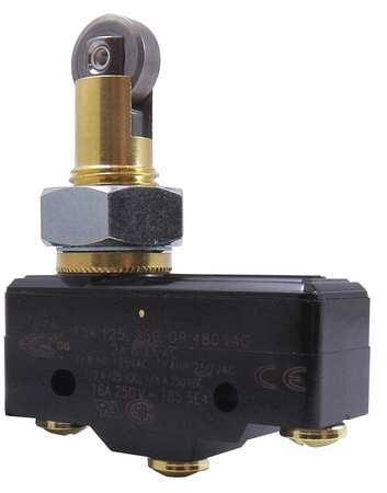 HONEYWELL Industrial Snap Action Switch, Panel Mount, Plunger Actuator, SPDT, 15A @ 240V AC Contact Rating BZ-2RQ784