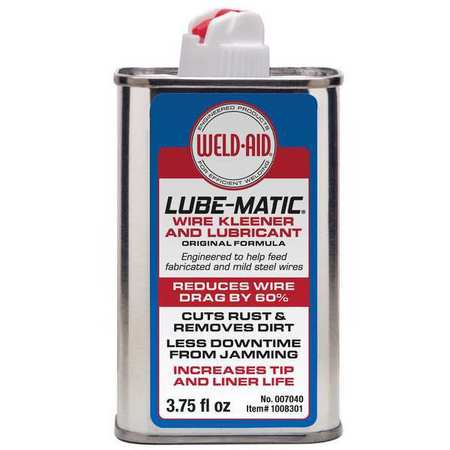 Weld-Aid LUBE-MATIC® 007040 Wire Kleener and Lubricant Liquid for Welding, 5 oz. 007040