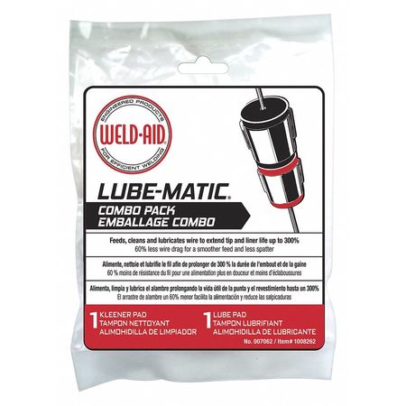 Weld-Aid LUBE-MATIC®  007062 Combo Pak PK2 one black and one red pad 007062