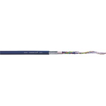 CHAINFLEX Bus Drop Cable, 26/2STP + 22/2C, 7A, Violet CFBUS-055-1