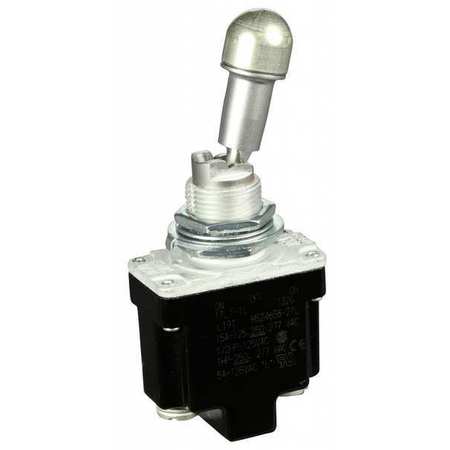 HONEYWELL Toggle Switch, SPDT, 3 Connections, Maintained On/Maintained Off/Maintained On, 1 hp, 15A @ 277V AC 1TL1-1L