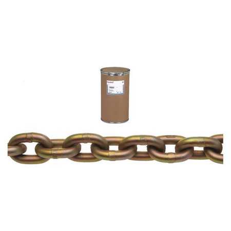 Campbell Chain & Fittings 3/8" Grade 70 Transport Chain, Yellow Chromate, 400' per Drum T0510612