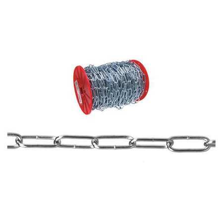 CAMPBELL CHAIN & FITTINGS Handy Link Chain, Zinc Plated, 175' per Reel T0723169