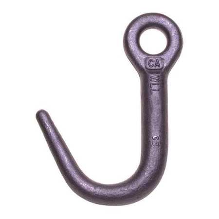 CAMPBELL CHAIN & FITTINGS 1" Cam-Alloy J-Hook, Style B, Bright 5616615
