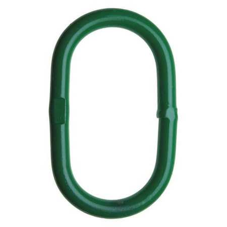 CAMPBELL CHAIN & FITTINGS 1-1/8" (VO-3) Cam-Alloy® Oblong Master Link, Grade 100, Painted Green 5683415