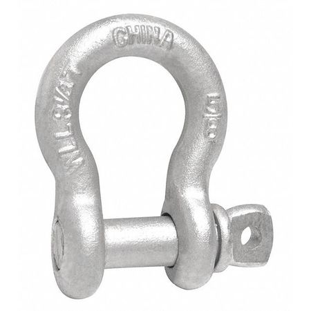 Campbell Chain & Fittings 5/8" Anchor Shackle, Screw Pin, Hot Galvanized T9641035