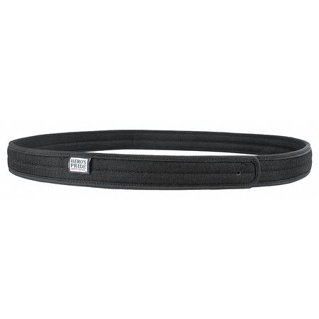 HEROS PRIDE Duty Belt, Inner Loop Lined, Black, 4XL 1205-4XL-66