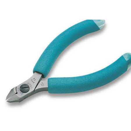 Erem Diagonal Cutting Pliers, 4-1/4", Flush, Tungsten Carbide, ESD-Safe, Cushion Grip Handles 576TX