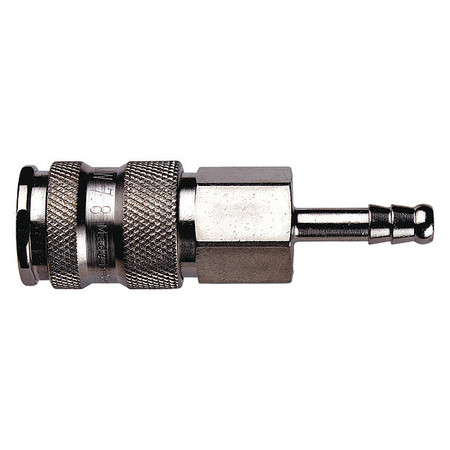 GUARDAIR Hose Barb, Male, High Flow Coupler, 1/4 In. 14H02M