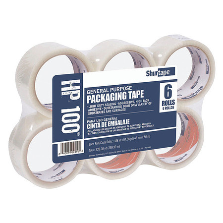 SHURTAPE Carton Tape, Clear, 48mm x 50m, PK36 207141