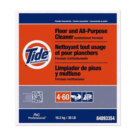 TIDE Floor Cleaner, 36 lb., Bland, White 02364