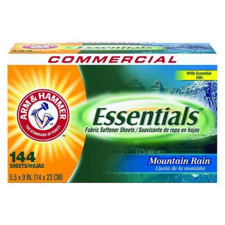 Arm & Hammer ARM AND HAMMER Box Mountain Rain Dryer Sheets, 144 Pack 33200-00102