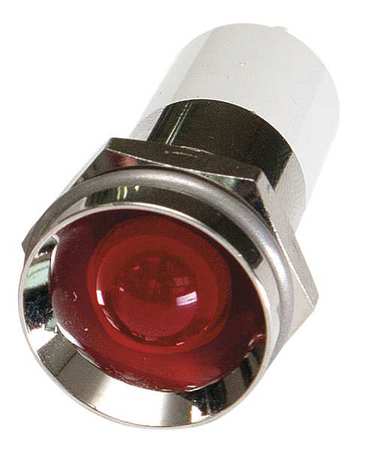 ZORO SELECT Protrude Indicator Light, Red, 12VDC 24M154