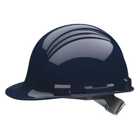 Honeywell North Front Brim Hard Hat, Type 1, Class E, Ratchet (4-Point), Navy Blue A59R080000