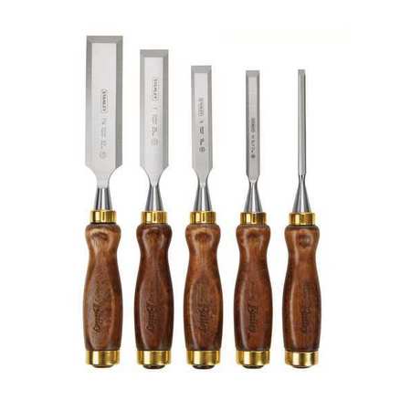 Stanley Bailey, Chisel Set, 1/4 to 1-1/4 In, 5 Pc 16-401