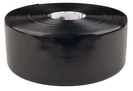 MIGHTY LINE Floor Marking Tape, Roll, Black, Solid, PVC 4RBLK
