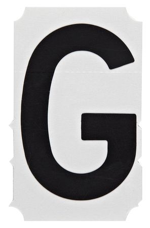 BRADY Letter Label, G, PK10 5180-G