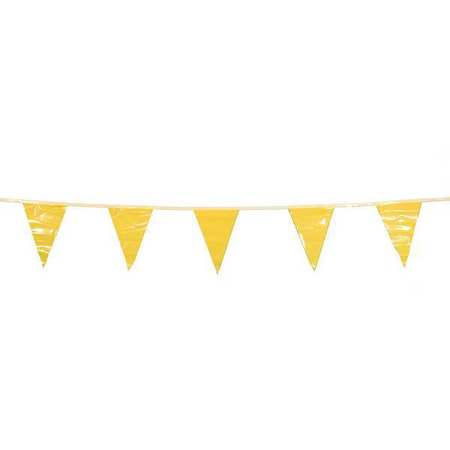 CORTINA SAFETY PRODUCTS PENNANT VINYL 100FT YELLOW 03-405