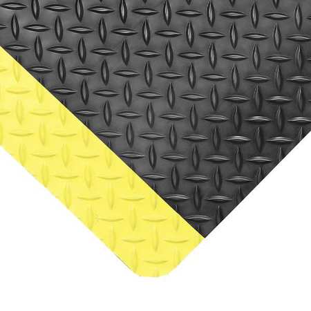NOTRAX Floor Runner, Black/Yellow, 3 ft. W x 738C0036YB
