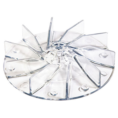 Sanitaire Fan 5/16 In Bore, Clear Plastic 12988