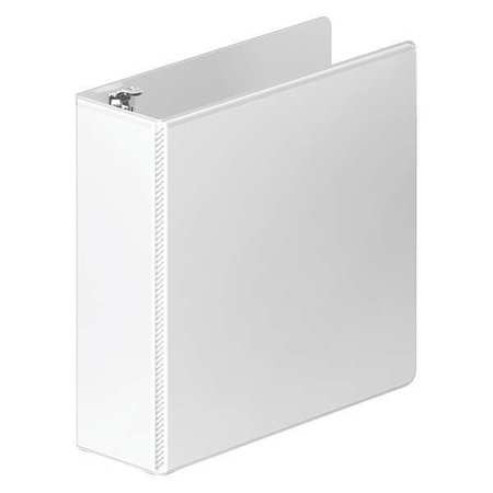 Zoro Select 3" D-Ring Binder, Heavy Duty, White W385-49WPP1