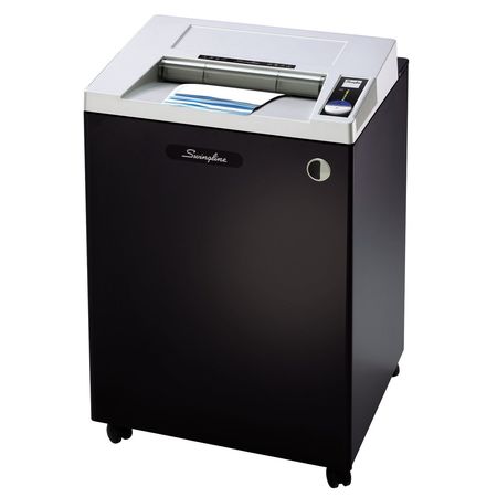 Swingline Gbc Paper Shredder, Strip-Cut, 55 gal., Blk/Slv 1753230BF