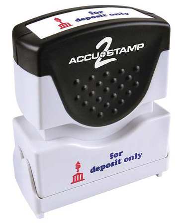 COSCO ACCU-STAMP 2 FOR DEPOSIT ONLY 2 Clr 038924
