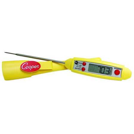 Cooper-Atkins 4" Stem Digital Pocket Thermometer, -40 Degrees to 450 Degrees F DPP800WG
