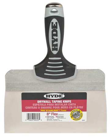 Hyde Taping Knife, Flexible, 8", SS 09323