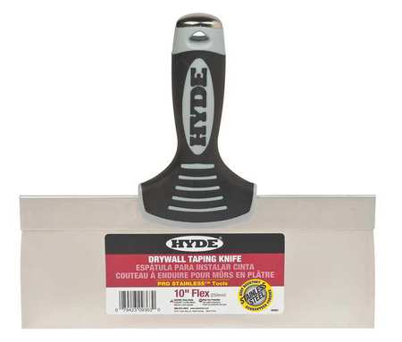 Hyde Taping Knife, Flexible, 10", SS 09363