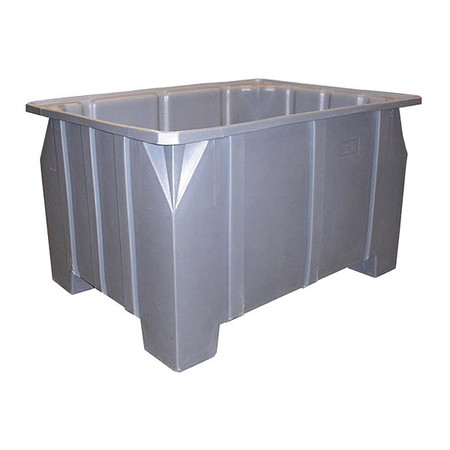 BAYHEAD PRODUCTS Gray Stacking Pallet Container 28" H DP-28