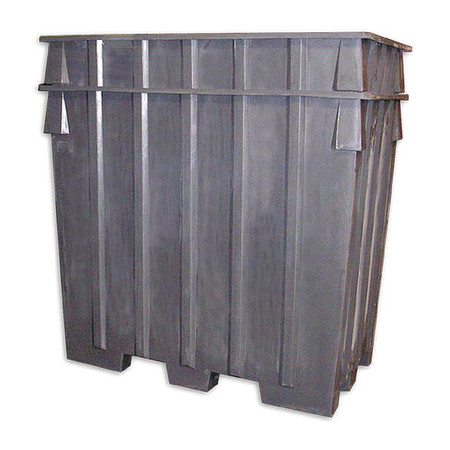 BAYHEAD PRODUCTS Gray Nesting Pallet Container 65" H AB-65