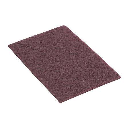 Walter Surface Technologies Hand Finishing Pad, 6"x9", Maroon 07A100