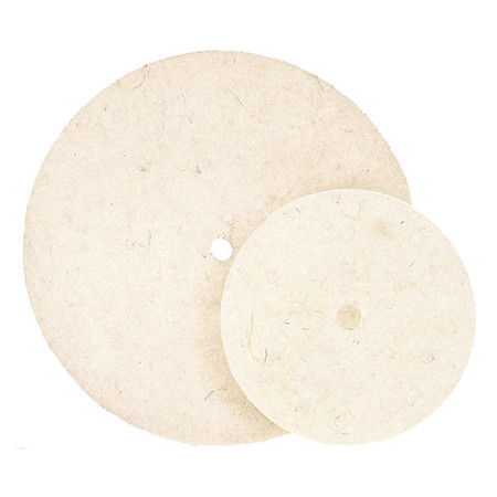 WALTER SURFACE TECHNOLOGIES Finish, Polish Felt Disc, 7" Dia 07T700