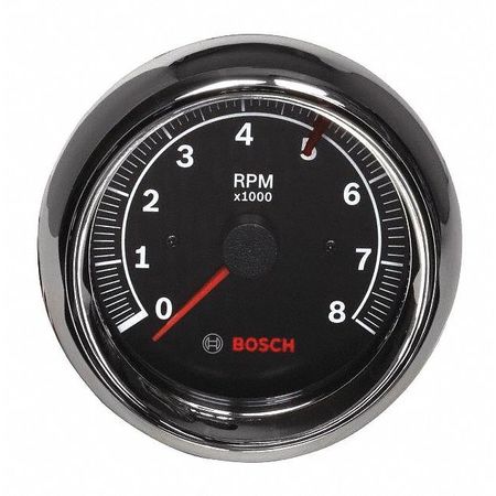 BOSCH Sport II Tachometer, Black/Chrome, 3-3/8" SP0F000018