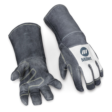 Miller Electric MIG Welding Gloves, Pigskin Palm, L, PR 279875