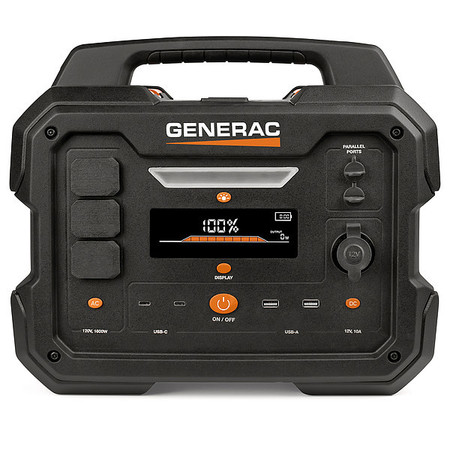 GENERAC Powerstation, 1086 Wh, 800 Cycle Life 8025