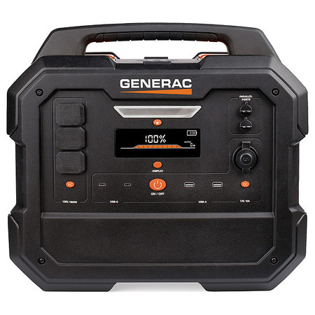 GENERAC Powerstation, 2106 Wh, 1000 Cycle Life 8026