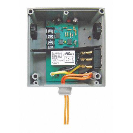 FUNCTIONAL DEVICES-RIB Enclosed Relay, Hi/Low Sparation, SPST, 10A RIBTELS