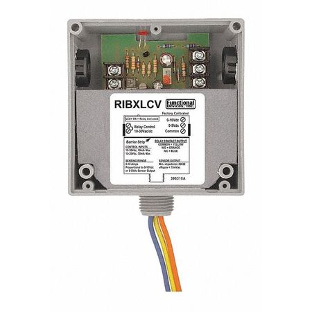 FUNCTIONAL DEVICES-RIB Enclosed Relay/Current Transducr, 10A RIBXLCV