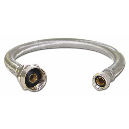 KISSLER Toilet Connector, Stainless Steel, 9" 88-2907