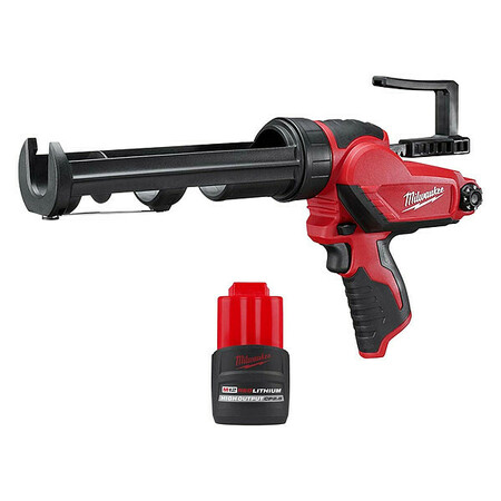 MILWAUKEE TOOL Caulk Gun and Battery 2441-20, 48-11-2425