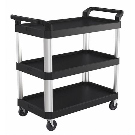 SUNCAST Service Cart, 39.85"L x 20"W x 38.17"H, Number of Shelves: 3 RC2040