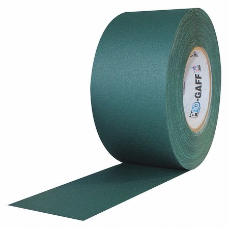 PROTAPES Matte Cloth Tape, 3x55yd., Green Cloth PRO-GAFF
