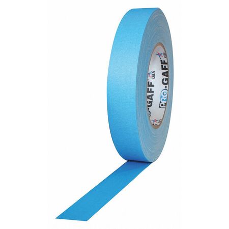 PROTAPES Matte Cloth Tape, 1x50yd., FL Blue Cloth PRO-GAFF